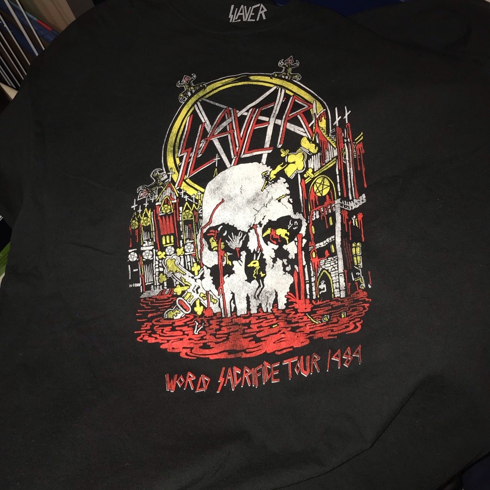 VINTAGE SLAYER WORLD SACRIFICE TOUR T-SHIRT